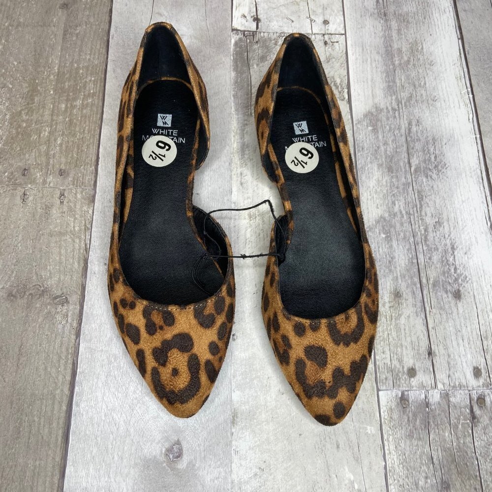 White Mountain Animal Print Brooke Flats Size 6.5 - Picture 4 of 8